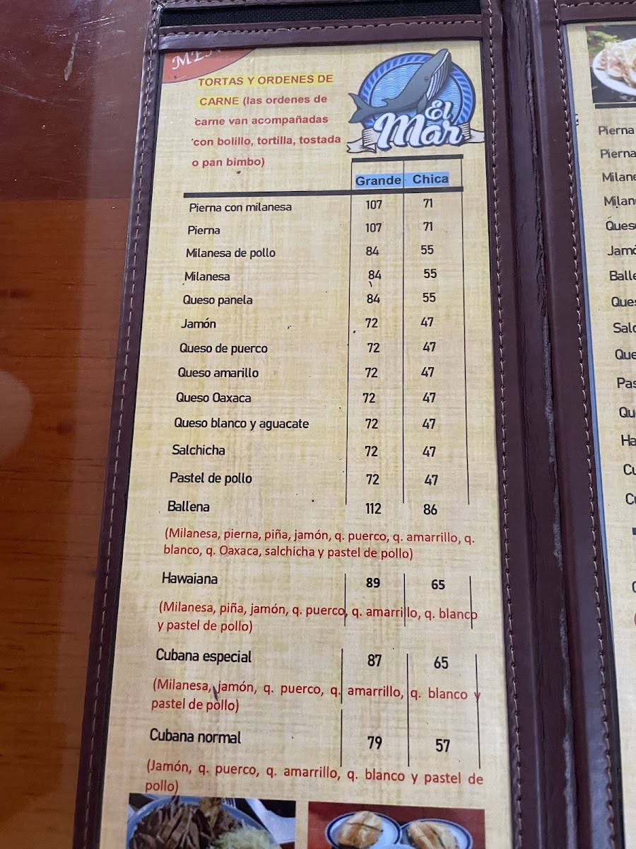 Tortas y Jugos El Mar Menu - Image 5